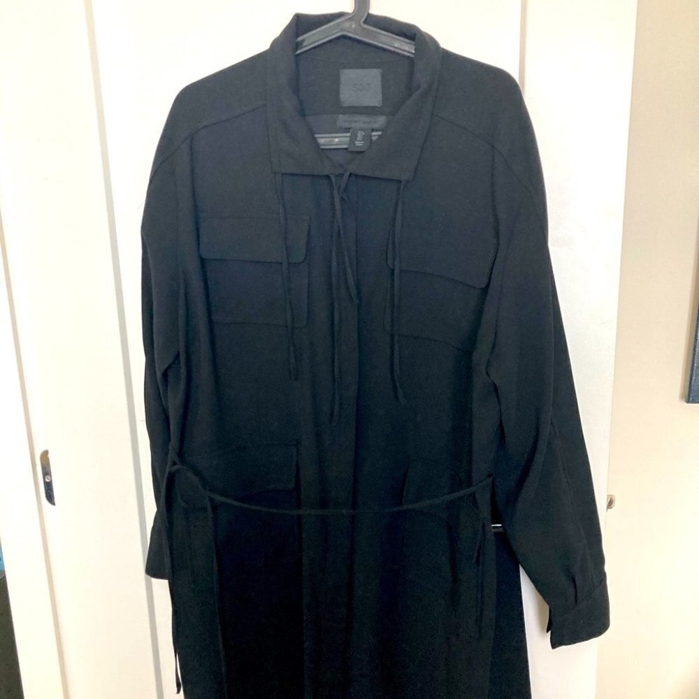 MAISON CINQCENT Sz L 500 Long Coat Blouse Dress